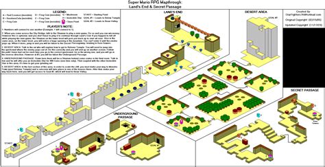 mario rpg lands end map.